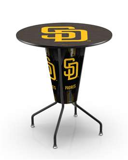 San Diego Padres 42 inch Tall Indoor Lighted Pub Table
