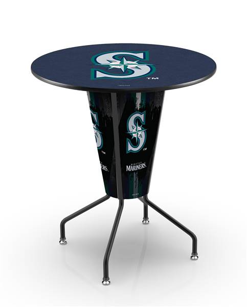 Seattle Mariners 42 inch Tall Indoor Lighted Pub Table