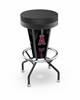 Los Angeles Angels 30 inch Lighted Bar Stool with Black Wrinkle Finish