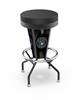 Milwaukee Brewers 30 inch Lighted Bar Stool with Black Wrinkle Finish