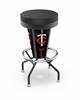 Minnesota Twins 30 inch Lighted Bar Stool with Black Wrinkle Finish