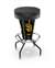 San Diego Padres 30 inch Lighted Bar Stool with Black Wrinkle Finish