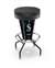 Seattle Mariners 30 inch Lighted Bar Stool with Black Wrinkle Finish
