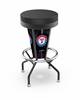 Texas Rangers 30 inch Lighted Bar Stool with Black Wrinkle Finish