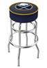 Buffalo Sabres 25" Double-Ring Swivel Counter Stool with Chrome Finish   