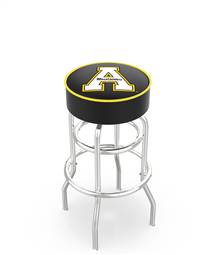  Appalachian State 25" Double-Ring Swivel Counter Stool with Chrome Finish   