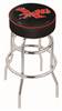  Eastern Washington 25" Double-Ring Swivel Counter Stool with Chrome Finish   