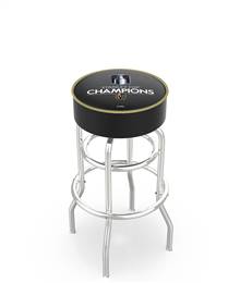  Vegas Golden Knights - 2023 Stanley Cup Champions  25" Double-Ring Swivel Counter Stool with Chrome Finish     