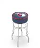 Cleveland Guardians 25" Doubleing Swivel Counter Stool with Chrome Finish   