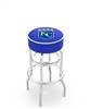  Kansas City Royals 25" Doubleing Swivel Counter Stool with Chrome Finish   