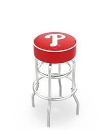  Philadelphia Phillies 25" Doubleing Swivel Counter Stool with Chrome Finish   
