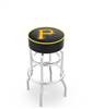  Pittsburgh Pirates 25" Doubleing Swivel Counter Stool with Chrome Finish   