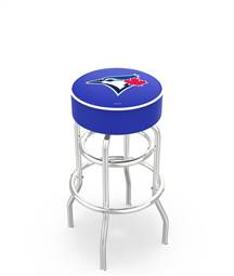  Toronto Blue Jays 25" Doubleing Swivel Counter Stool with Chrome Finish   