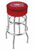  Montreal Canadiens 25" Double-Ring Swivel Counter Stool with Chrome Finish   