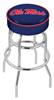  Ole' Miss 25" Double-Ring Swivel Counter Stool with Chrome Finish   
