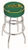  North Dakota State 25" Double-Ring Swivel Counter Stool with Chrome Finish   