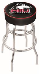  Northern Illinois 25" Double-Ring Swivel Counter Stool with Chrome Finish   