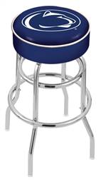  Penn State 25" Double-Ring Swivel Counter Stool with Chrome Finish   