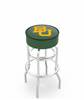  Baylor 30" Double-Ring Swivel Bar Stool with Chrome Finish   