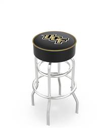  Central Florida 30" Double-Ring Swivel Bar Stool with Chrome Finish   