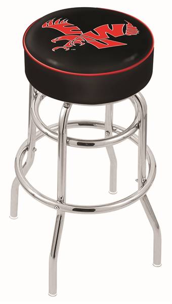  Eastern Washington 30" Double-Ring Swivel Bar Stool with Chrome Finish   