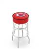  Cincinnati Reds 30" Doubleing Swivel Bar Stool with Chrome Finish   