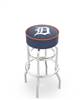  Detroit Tigers 30" Doubleing Swivel Bar Stool with Chrome Finish   