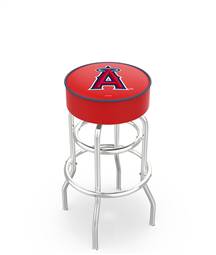  Los Angeles Angels 30" Doubleing Swivel Bar Stool with Chrome Finish   