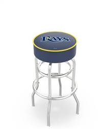  Tampa Bay Rays 30" Doubleing Swivel Bar Stool with Chrome Finish   