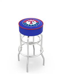  Texas Rangers 30" Doubleing Swivel Bar Stool with Chrome Finish   