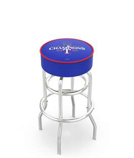 L7C1 Texas Rangers - 2023 World Series Champions  Swivel Bar Stool 30 inch 