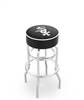  Chicago White Sox 30" Doubleing Swivel Bar Stool with Chrome Finish   