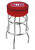  Montreal Canadiens 30" Double-Ring Swivel Bar Stool with Chrome Finish   