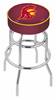  USC Trojans 30" Double-Ring Swivel Bar Stool with Chrome Finish   