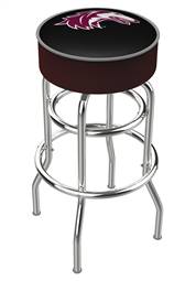  Southern Illinois 30" Double-Ring Swivel Bar Stool with Chrome Finish   