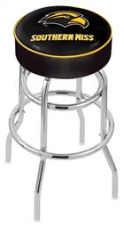  Southern Miss 30" Double-Ring Swivel Bar Stool with Chrome Finish   