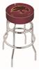  Texas State 30" Double-Ring Swivel Bar Stool with Chrome Finish   