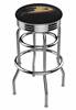Anaheim Ducks 25" Double-Ring Swivel Counter Stool with Chrome Finish  