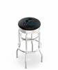  Miami Marlins 25" Doubleing Swivel Counter Stool with Chrome Finish  