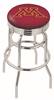  Minnesota 25" Double-Ring Swivel Counter Stool with Chrome Finish  