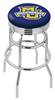  Marquette 25" Double-Ring Swivel Counter Stool with Chrome Finish  