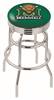  Marshall 25" Double-Ring Swivel Counter Stool with Chrome Finish  