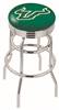  South Florida 25" Double-Ring Swivel Counter Stool with Chrome Finish  