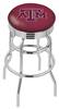  Texas A&M 25" Double-Ring Swivel Counter Stool with Chrome Finish  