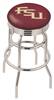  Florida State (Script) 30" Double-Ring Swivel Bar Stool with Chrome Finish  