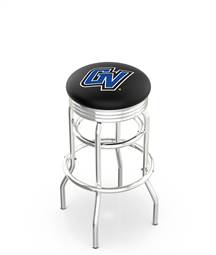  Grand Valley State 30" Double-Ring Swivel Bar Stool with Chrome Finish  