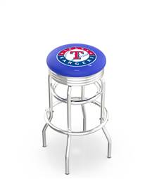  Texas Rangers 30" Doubleing Swivel Bar Stool with Chrome Finish  