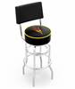  Arizona State 25" Double-Ring Swivel Counter Stool with a Back and Pitchfork Logo by the Holland Bar Stool Company  