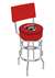  L7C4 Florida Panthers 25" Double-Ring Swivel Counter Stool with Chrome Finish  