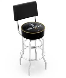 Vegas Golden Knights - 2023 Stanley Cup Champions  25" Double-Ring Swivel Counter Stool with Chrome Finish    